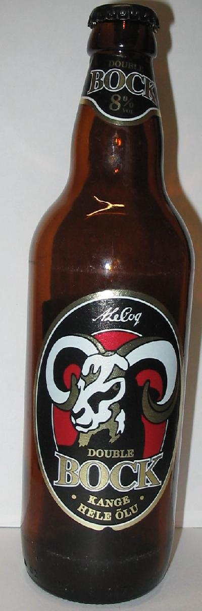 A. Le Coq Double Bock bottle by Tartu Õlletehas 