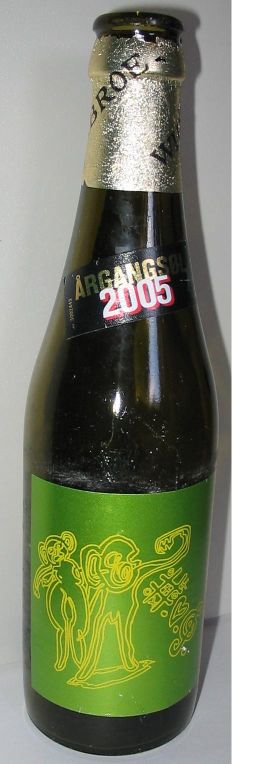 Årgangs Bryg '95 bottle by Harboe 