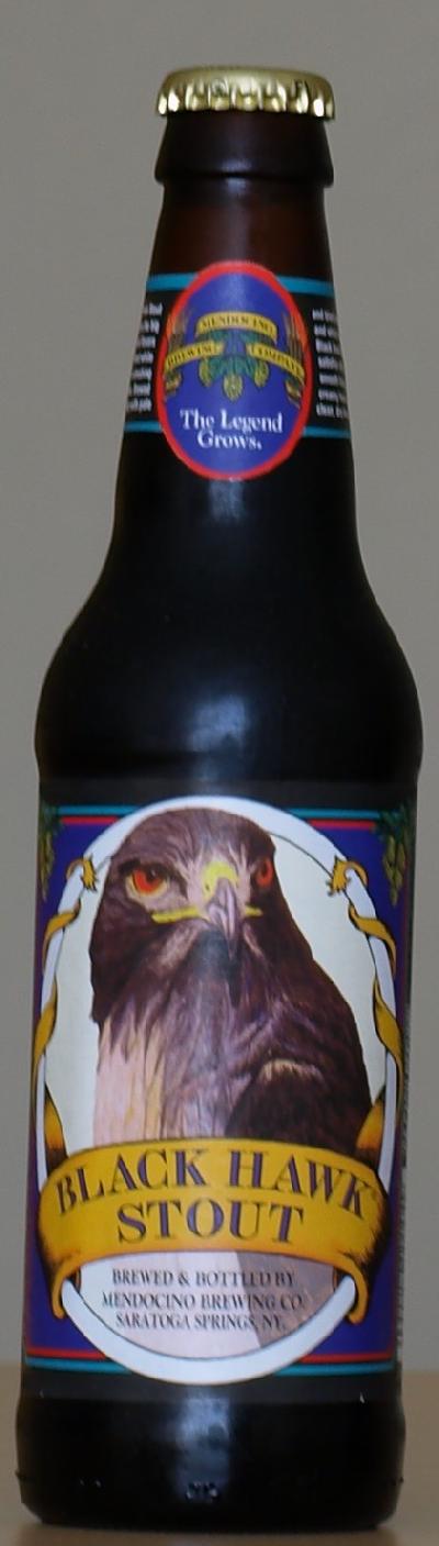 Black Hawk Stout bottle by Mendocino Brewing Co 