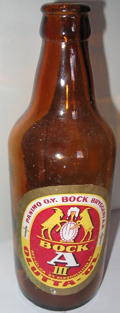Bock A III bottle by Panimo Oy Bock Bryggeri AB 