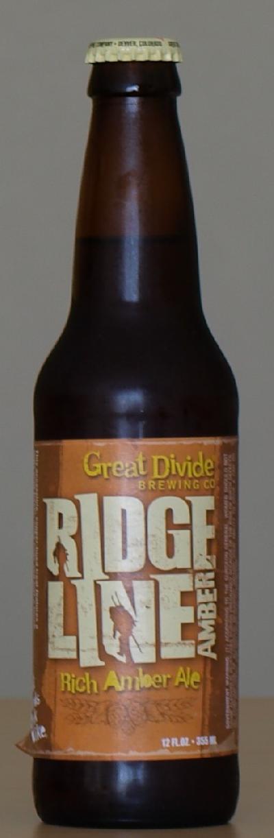Ridge Line Amber bottle by Great Divide Brewing co 