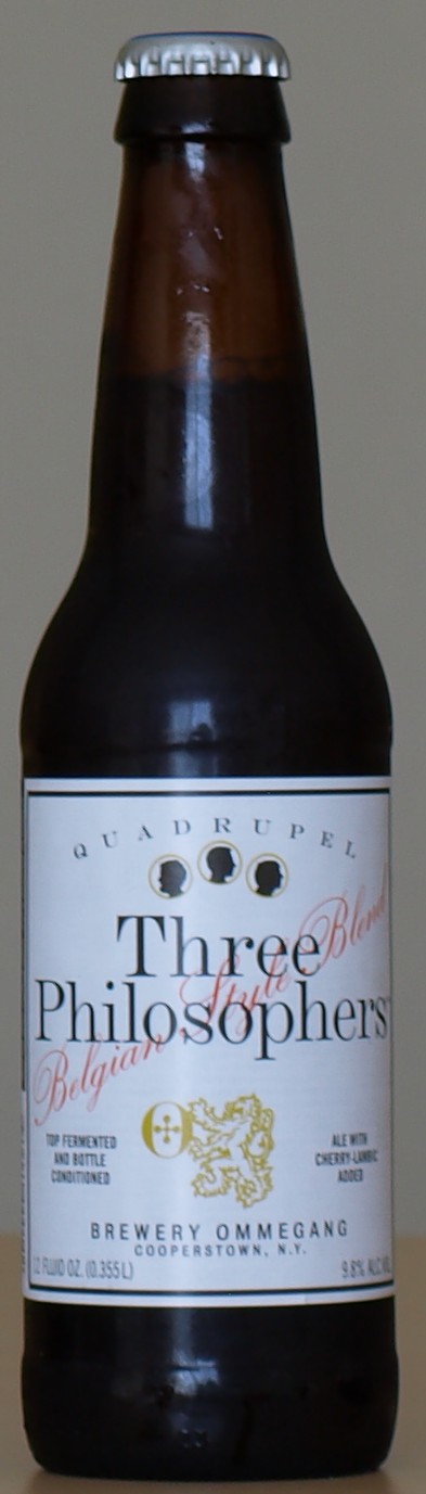 Three Philosophers Quadrupel bottle by Ommegang 