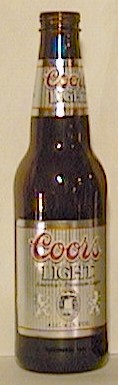 Coors Light bottle by Coors Brewing co.