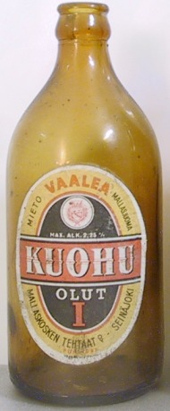 Kuohu Vaalea Olut I bottle by Mallaskosken tehtaat Oy 