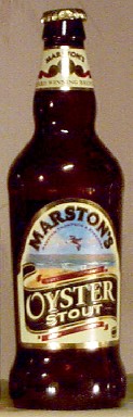 Marston's Oyster Stout (label 1998) bottle by Marston,Thompson and Evershed