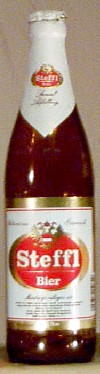 Steffl Bier bottle by Brau Union Hungary
