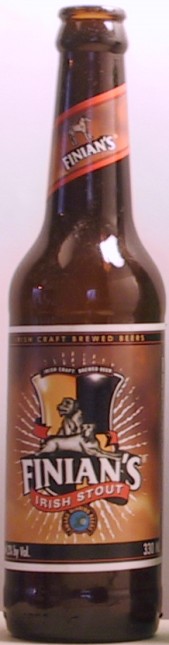 Finian's Irish Stout bottle by Celtic Brew 
