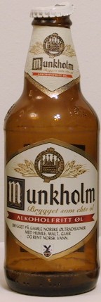 Munkholm Alkoholfritt Øl bottle by Ringnes 
