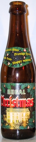 Regal Christmas bottle by Brasserie du Bocq 