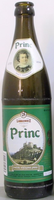 Lobkowitz Princ bottle by Lobkowicz Brewery 