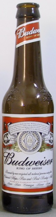 Budweiser (label 2000) bottle by Anheuser-Busch 