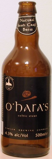 O Hara's bottle by Carlow Brewing Company 