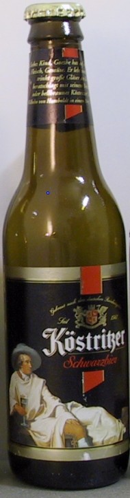 Köstritzer Schwarzbier (label 2000) bottle by Köstritzer Schwarzbierbrauerei 