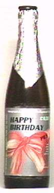 Happy Birthday Pils bottle by unknown brewery