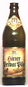 Hirter Privat Pils bottle by Brauerei Hirt, Kärnten