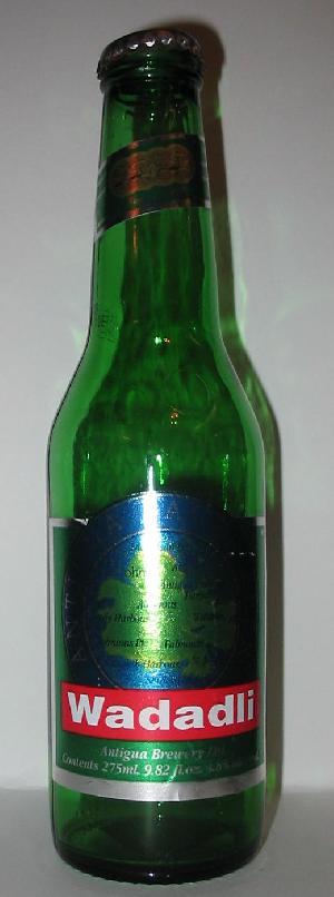 Wadadli bottle by Antigua Brewery 