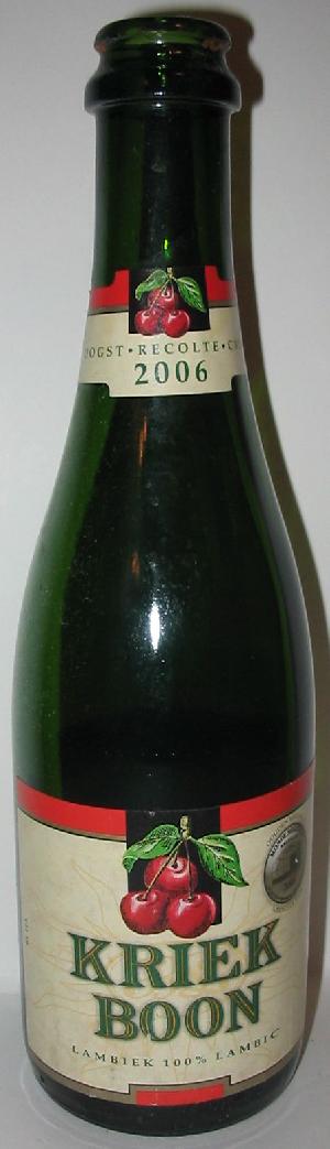 Boon Kriek bottle by Brouwerij Boon 