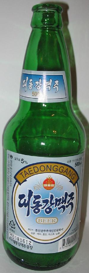 Taedonggang bottle by Taedonggang Brewing Company 
