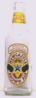Newcastle Brown Ale bottle by Tyne Brewery,Newcastle