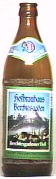 Berchtesgadener Hell bottle by Hofbrauhaus Berchtesgaden