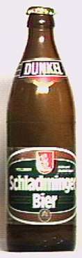 Schladminger Dunkel beer bottle by unknown brewery