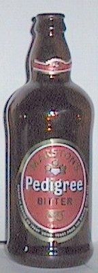 Pedigree Bitter bottle by Marston,Thompson and Evershed 