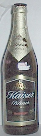 Kaiser Pilsner bottle by Greece Henninger Brau 