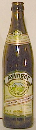 Ayinger Altbairisch Dunkel bottle by Privatbrauerei Aying