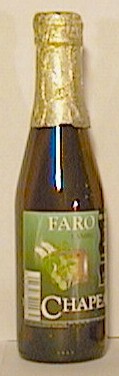Chapeau Faro Lambic bottle by De Troch