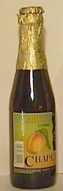 Chapeau Abricot Lambic bottle by De Troch