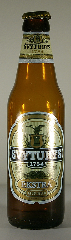 Svyturys 1784 Ekstra bottle by Svyturys-Utenos Alus 