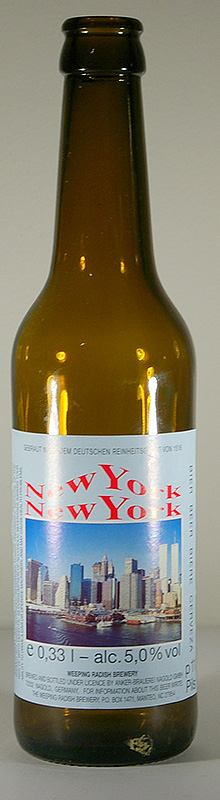 New York, New York bottle by Haus der 131 Biere 