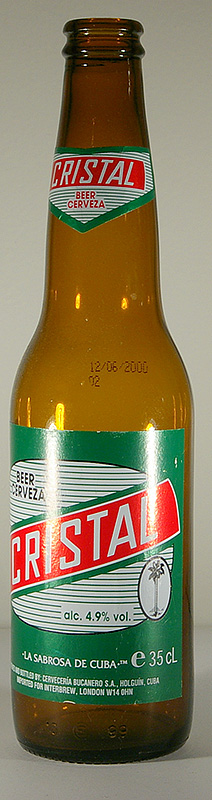 Cristal bottle by Cerveria Bucanero 