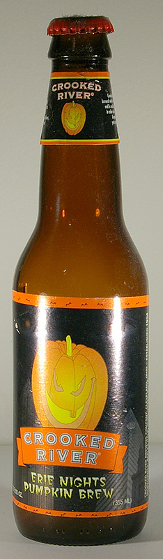 Crooked River Erie Nights Pumpkin Brew bottle by Cooked River Brewing Co 