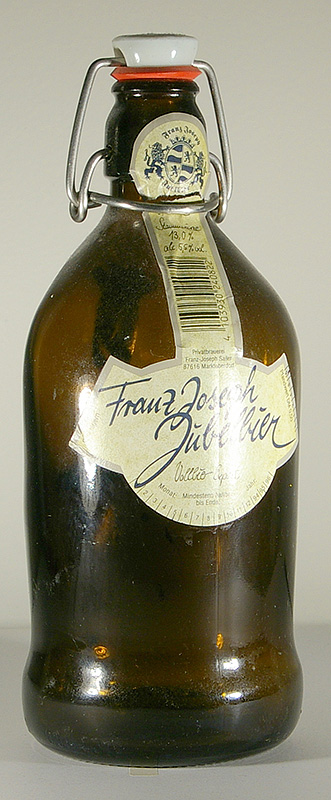Franz Joseph Jübelbier bottle by  