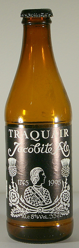 Traquair Jacobite Ale bottle by Traquar House 