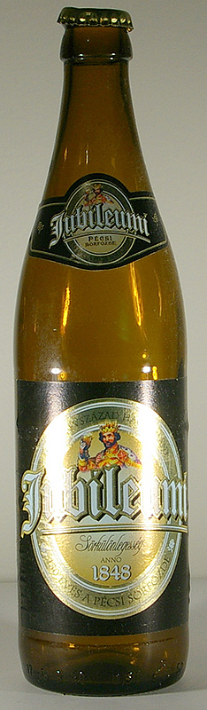 Jubileumi bottle by Pécsi Sör 