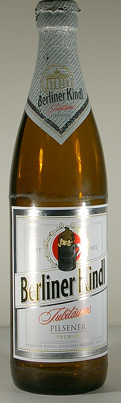 Berliner Kindl Jubiläums Pilsener bottle by Berliner Kindl Brauerei  
