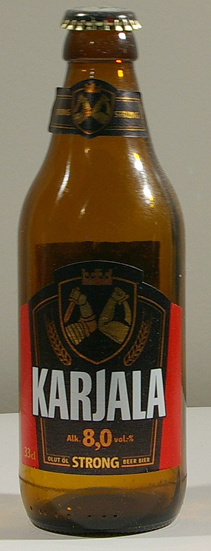 Karjala Strong bottle by Hartwall 