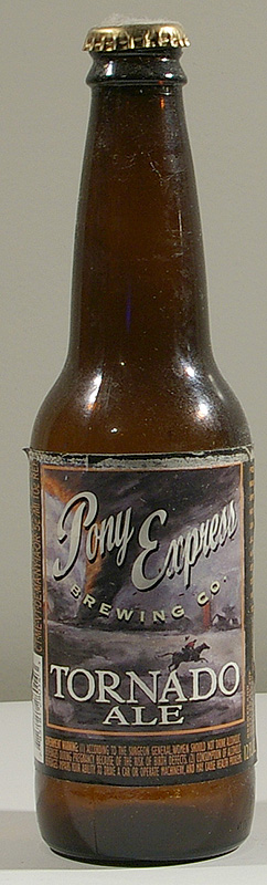 Pony Express Tornado Ale bottle by Pony Express Brewing Company 