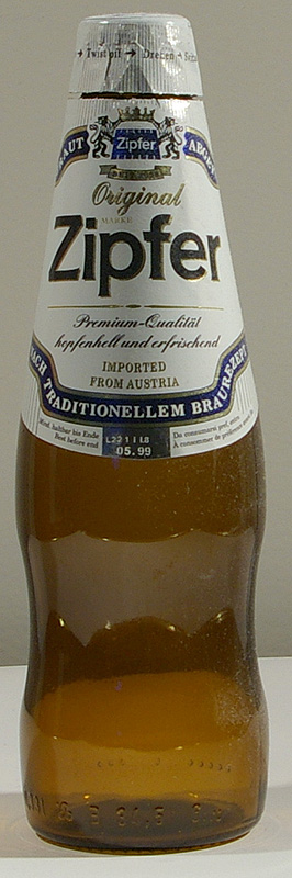 Zipfer Original bottle by Brauerei Zipfer 