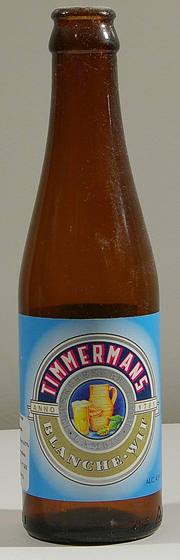 Timmerman's Blanche Wit bottle by Br. Timmermans 
