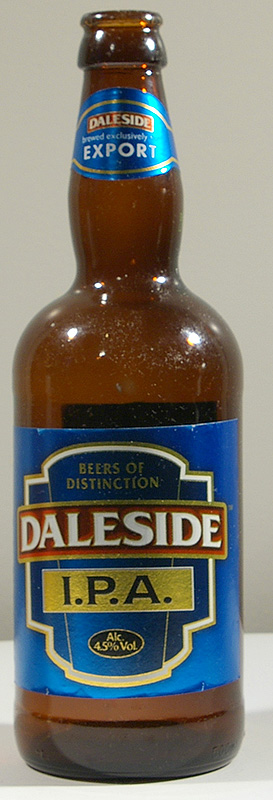 Daleside I.P.A. bottle by Daleside Brewery 