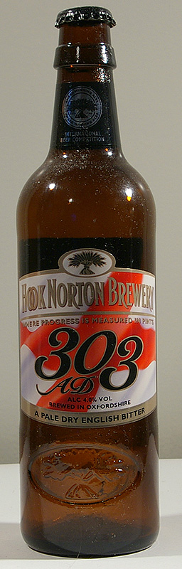 303 AD bottle by Hook Norton Brewery 