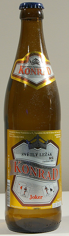 Konrad Joker bottle by Pivovar Vratislavice 
