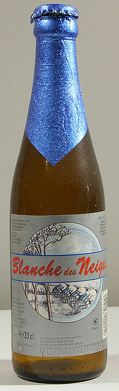Blanche Des Neiges bottle by Huyghe 