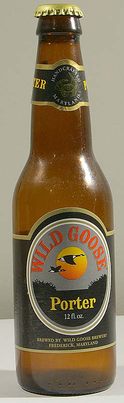 Wild Goose Porter bottle by Wild Goose Brewery 