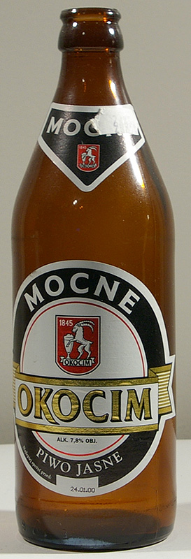 Okocim Mocne bottle by Okocim Brewery 