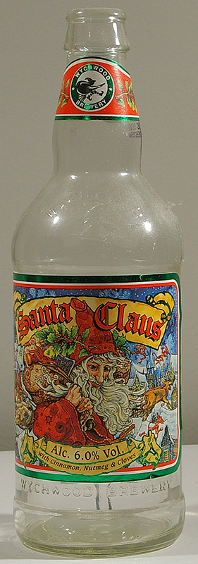 Santa Claus bottle by Wychwood Brewery 