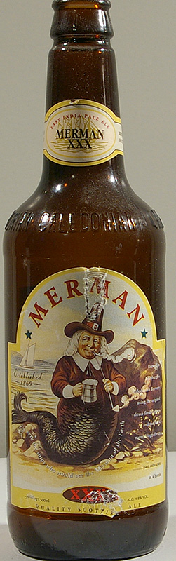 Merman XXX bottle by Caledonian Brewing Co 